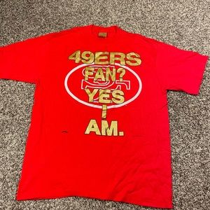 Vintage 90s SF 49ers T shirt 1994 Nutmeg